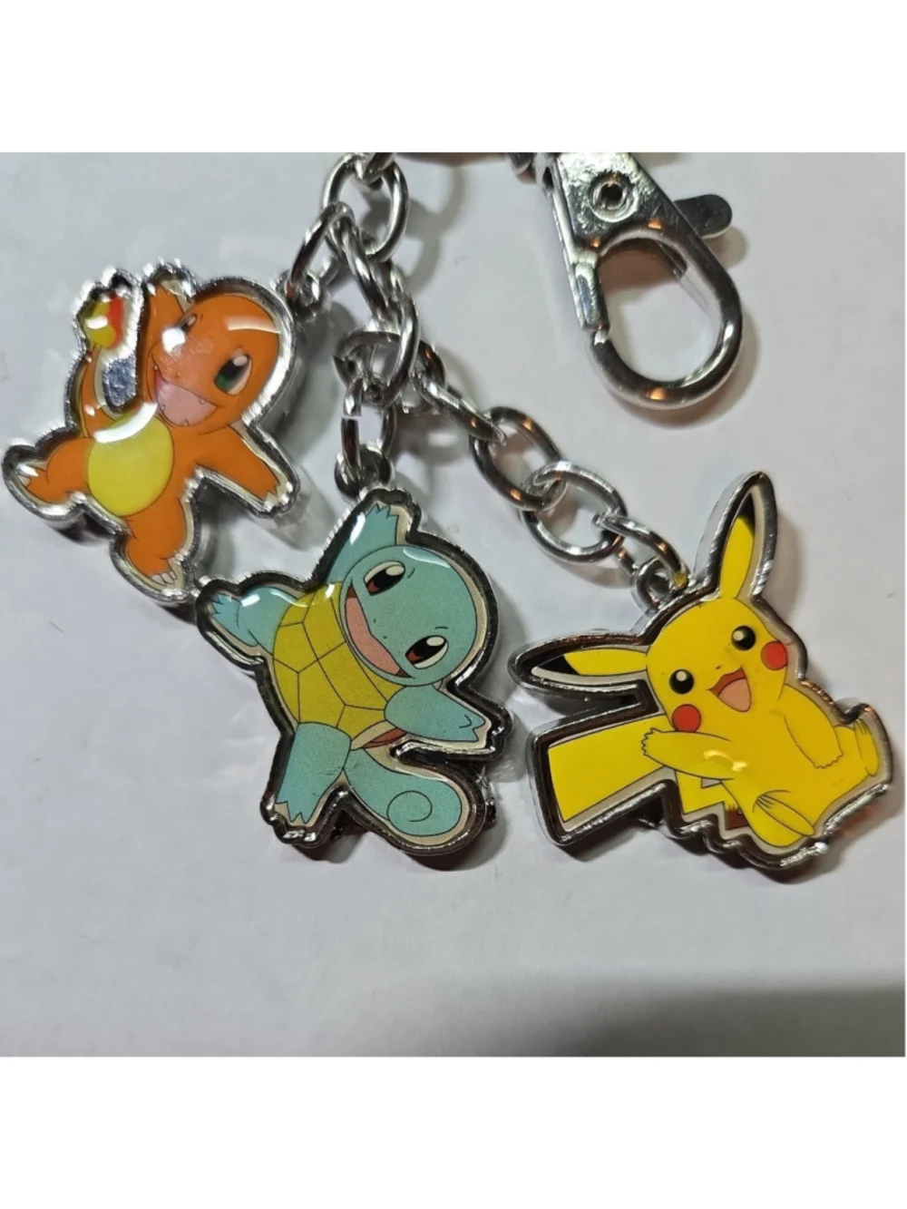 Pokemon Metal Keychains Random Characters 2016 Pikachu Lot Of 2
